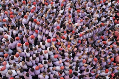 Diada de El Catllar. "pinya jove" Jove de Tarragona.