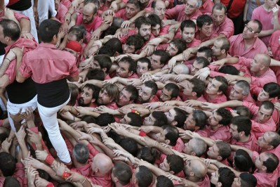 Diada de El Catllar. "som-hi!" Colla Vella Valls.